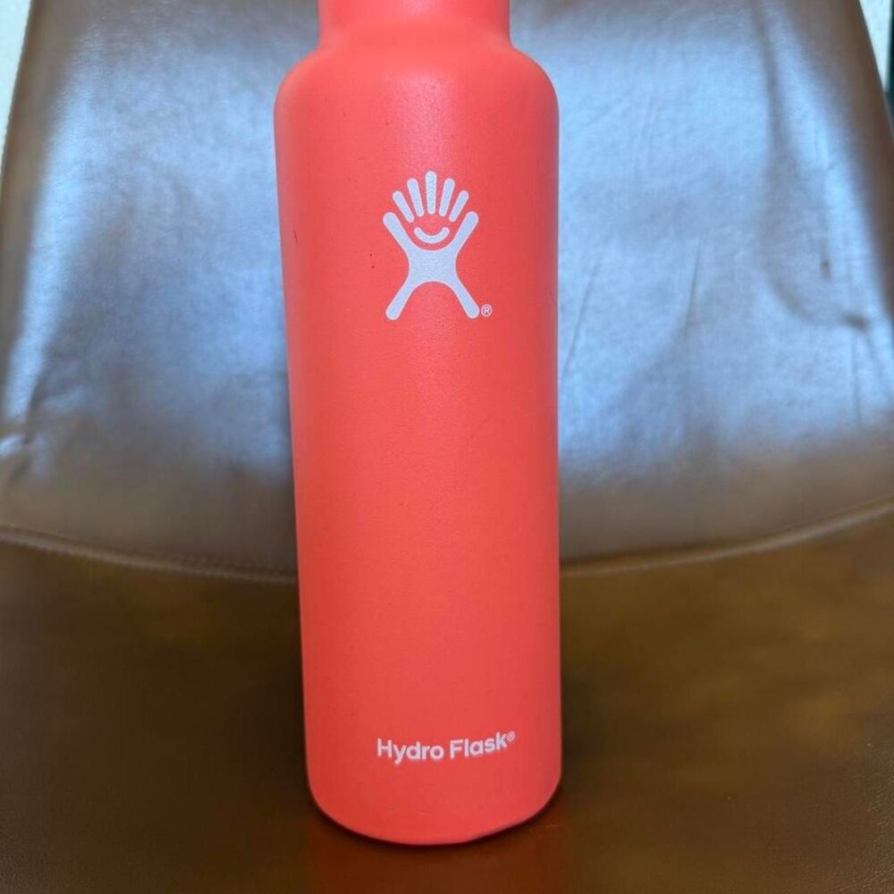Hydro-flask Pink and Orange Camping-hiking